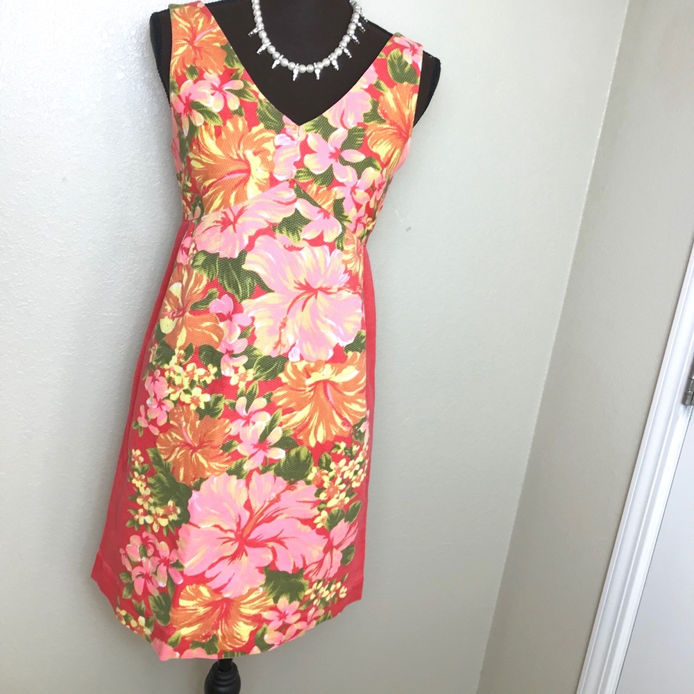 Tracy Feith | Floral Lined Sleeveless Dress